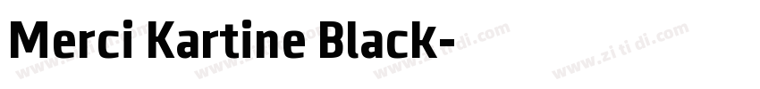 Merci Kartine Black字体转换 Merci Kartine Black字体转换